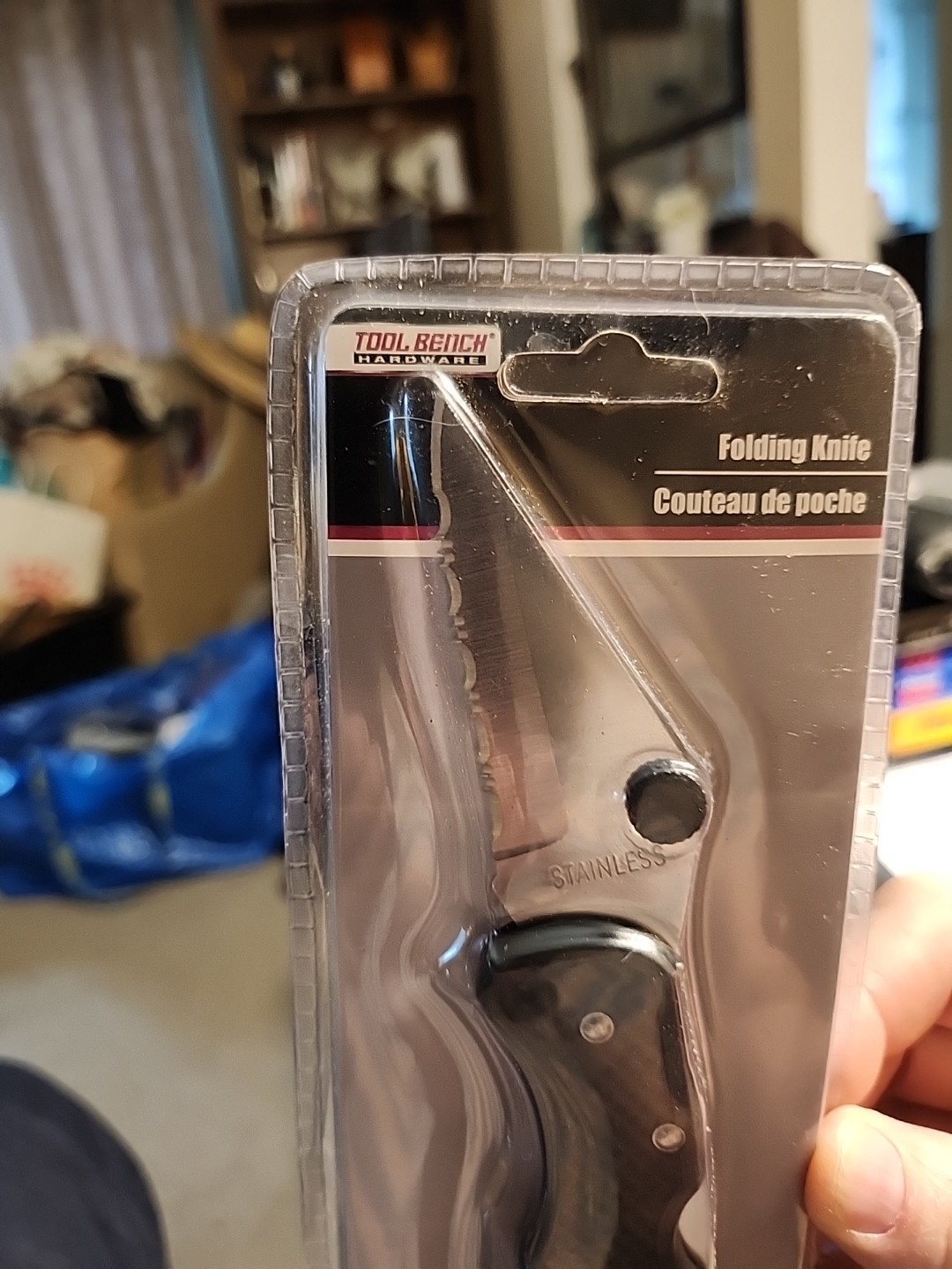 Tool Bench Hardware Serrated Lock Back Folding Knife NEW IN PACKAGE🔪