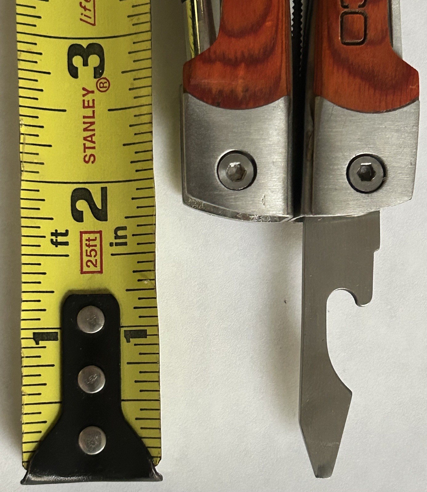 Stainless Steel 2CR Multi Tool 12 Tools Wood/Stainless New FREE SHIPPING!