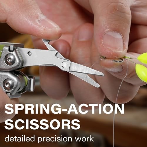 21-in-1 Multi Tool Pliers with Safety Lock, Spring-Action Scissors, Heavy-Duty S