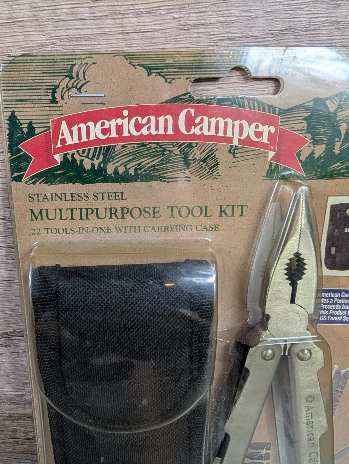 American Camper Stainless Steel Multipurpose Tool Kit 22 Tools in One 1531 NEW