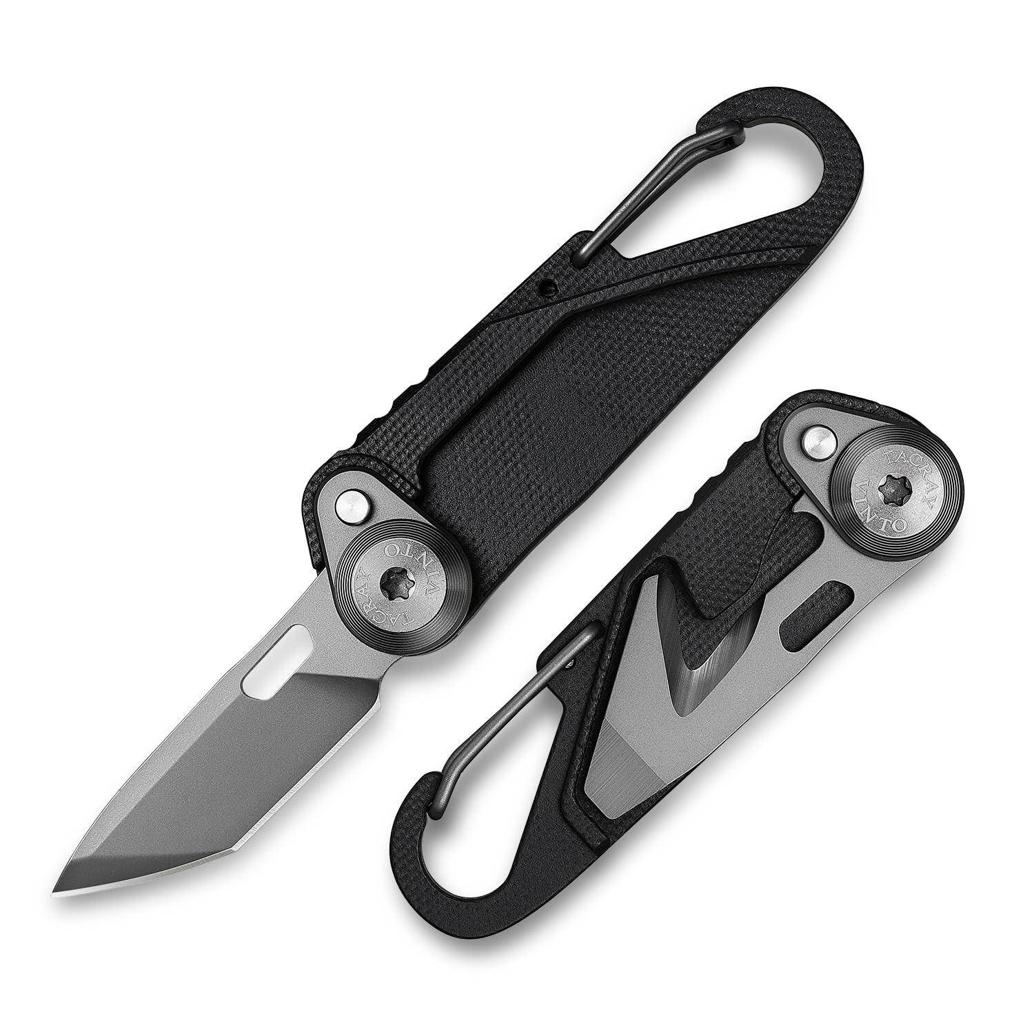 5-in-1 Compact Pocket Knife Multitool – Utility Knife, Seatbelt Cutter, Keyring,