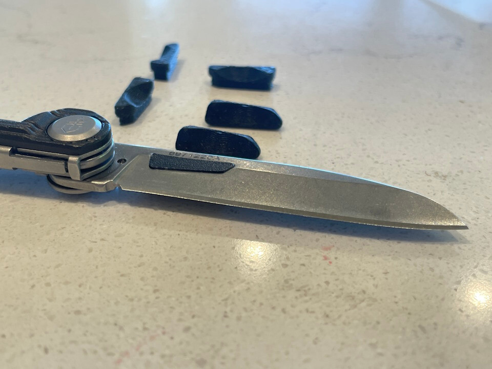 Pocket clip and Thumb stud for Gerber Armbar SLIM Series EDC Tool knives