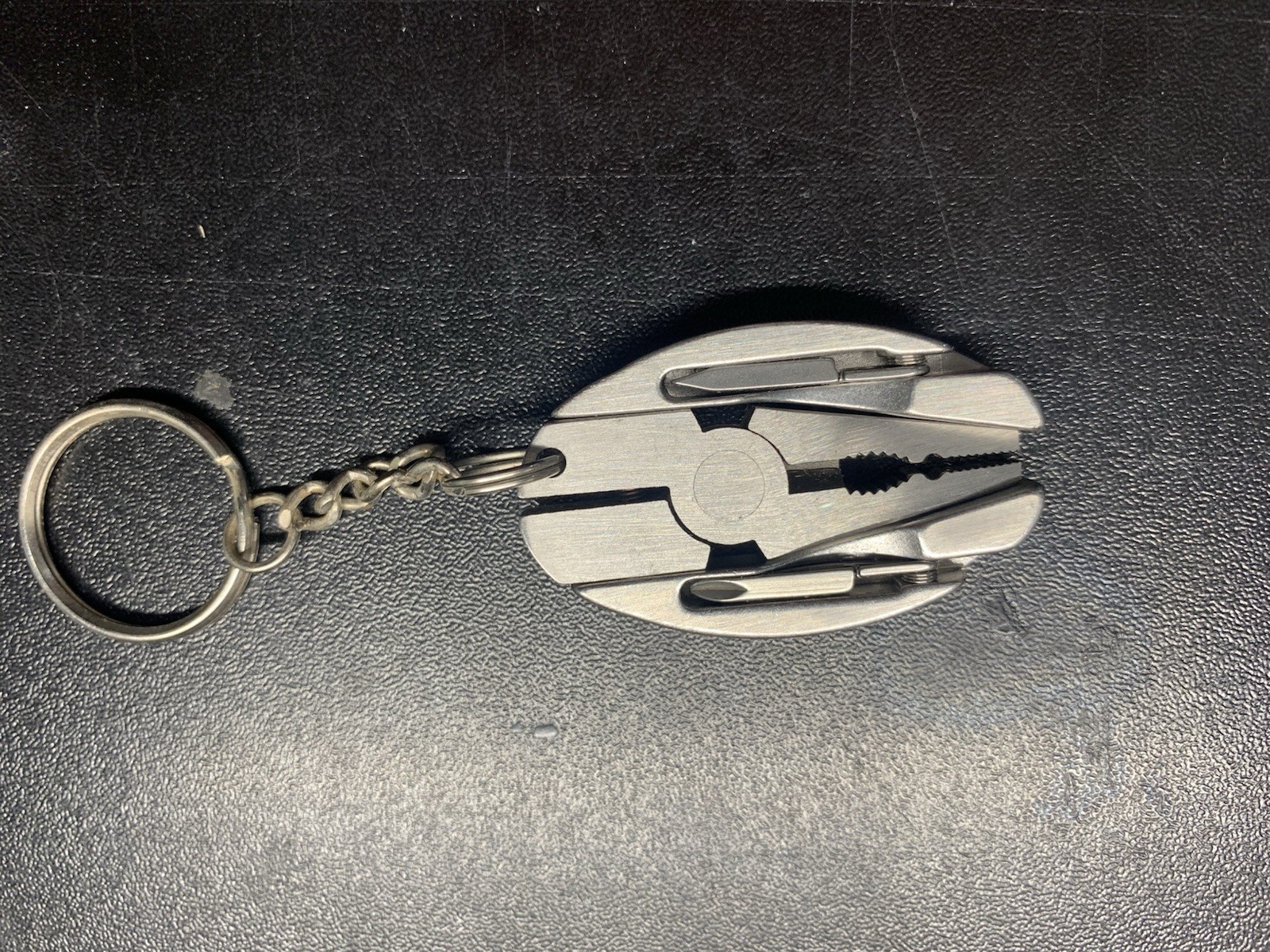 BASF PROMO Portable Multi-Tool Pliers Combo Keychain -Stainless Steel