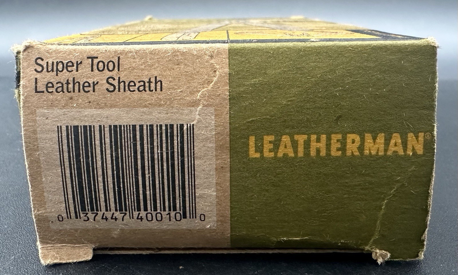 Original Leatherman Super Tool Sheath Box Portland Oregon Pat Pend Badger Meter