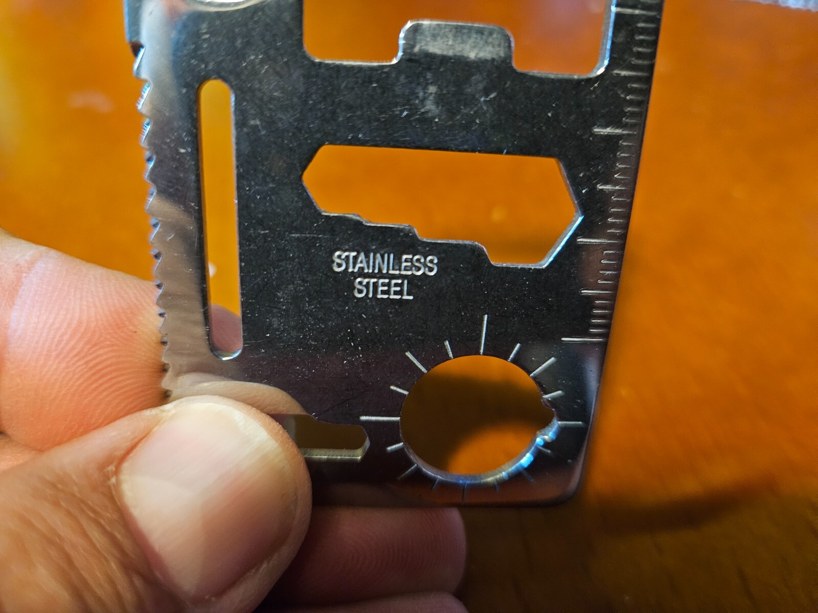 Stainless Steel Credit Card Tool 11 in 1 Multi Pocket Survival (2pack)