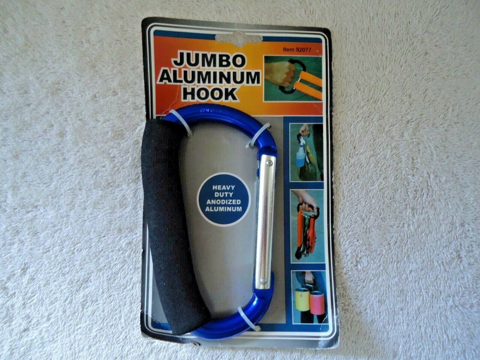 ” NOC ” Heavy Duty Anodized Aluminum Jumbo Multi Use Hook ” GREAT MULTI USE ITEM