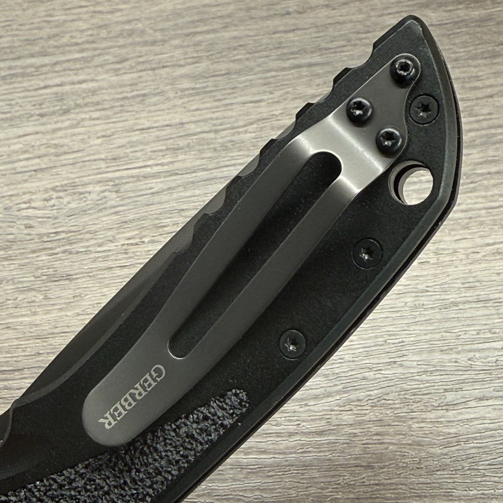 Gerber Icon Large Folding Knife Textured Aluminum Handle, Classic liner lock