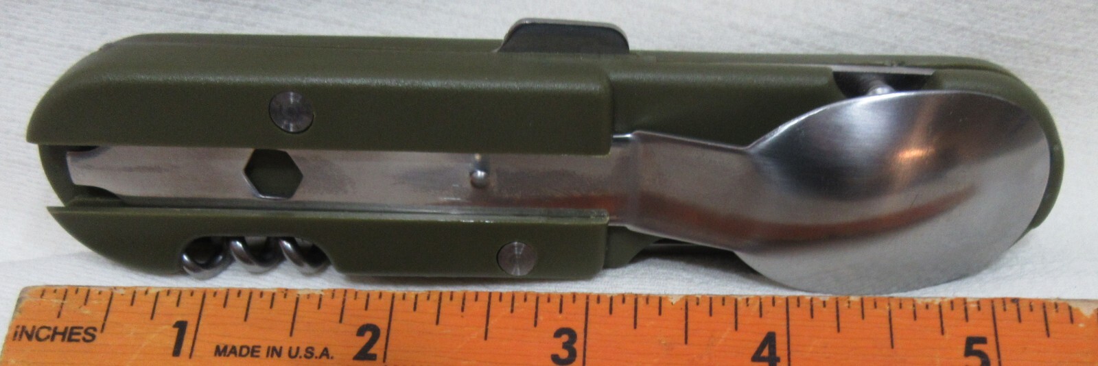 Ausonia Multifunction Bivouac Knife-Fork-Spoon & more W/Sheath