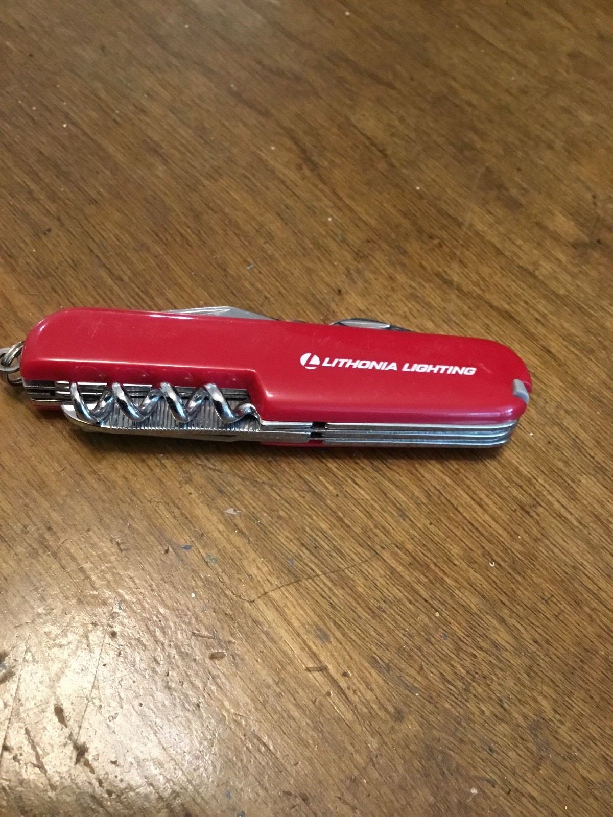 Rostfrei Red Pocket Knife Stainless Scissors Toothpick Lithonia Lighting 3.5”