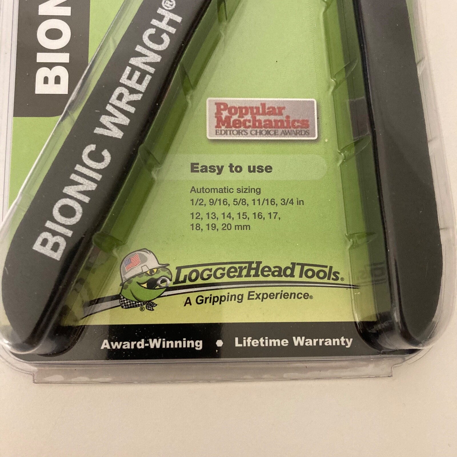 8” Bionic Grip Adjustable Wrench by LoggerHead Tools 14 Wrenches in 1 Toolbox