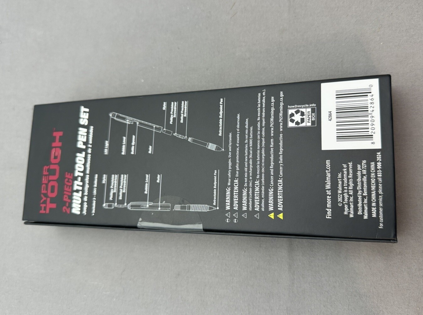 Hyper Tough 2 Piece Multi-Tool Pen Set New 42864