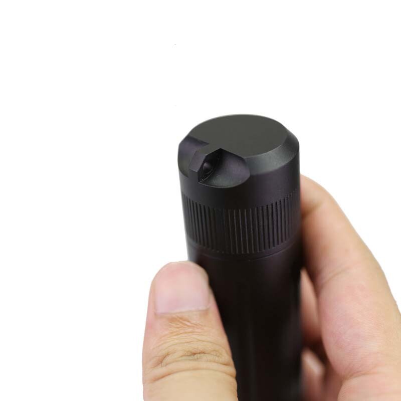 Outdoor EDC Aluminium Alloy Waterproof Case Pill Box Keychain Pendant Storage