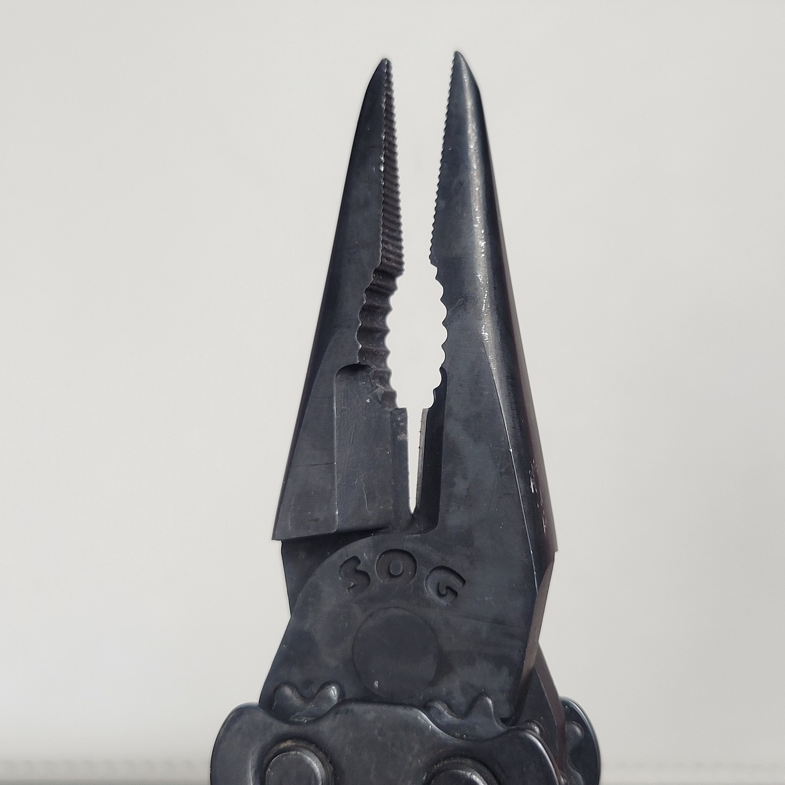 SOG PowerLock Multi-Tool Pliers Black Oxide Finish w/ Sheath B66N