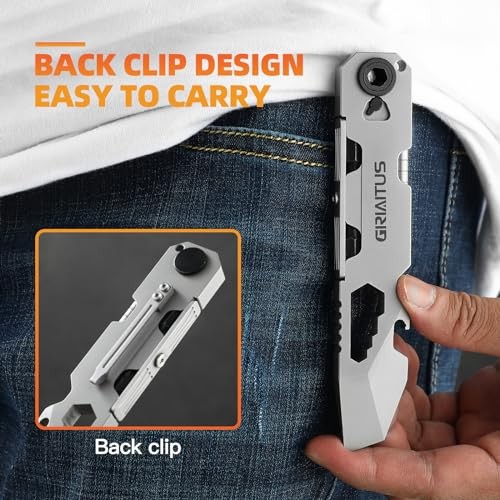 EDC Pry Bar Multitool with Bi-Directional Ratchet Screwdriver & Everlasting