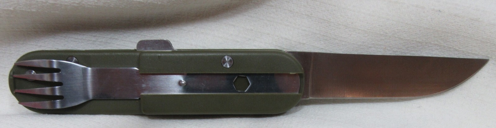 Ausonia Multifunction Bivouac Knife-Fork-Spoon & more W/Sheath