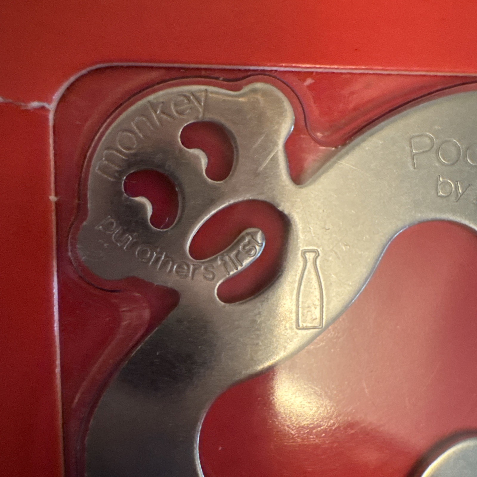 2014 Zootility Pocket Monkey Flat Multitool 3.25″ x 2″ Stainless Steel USA