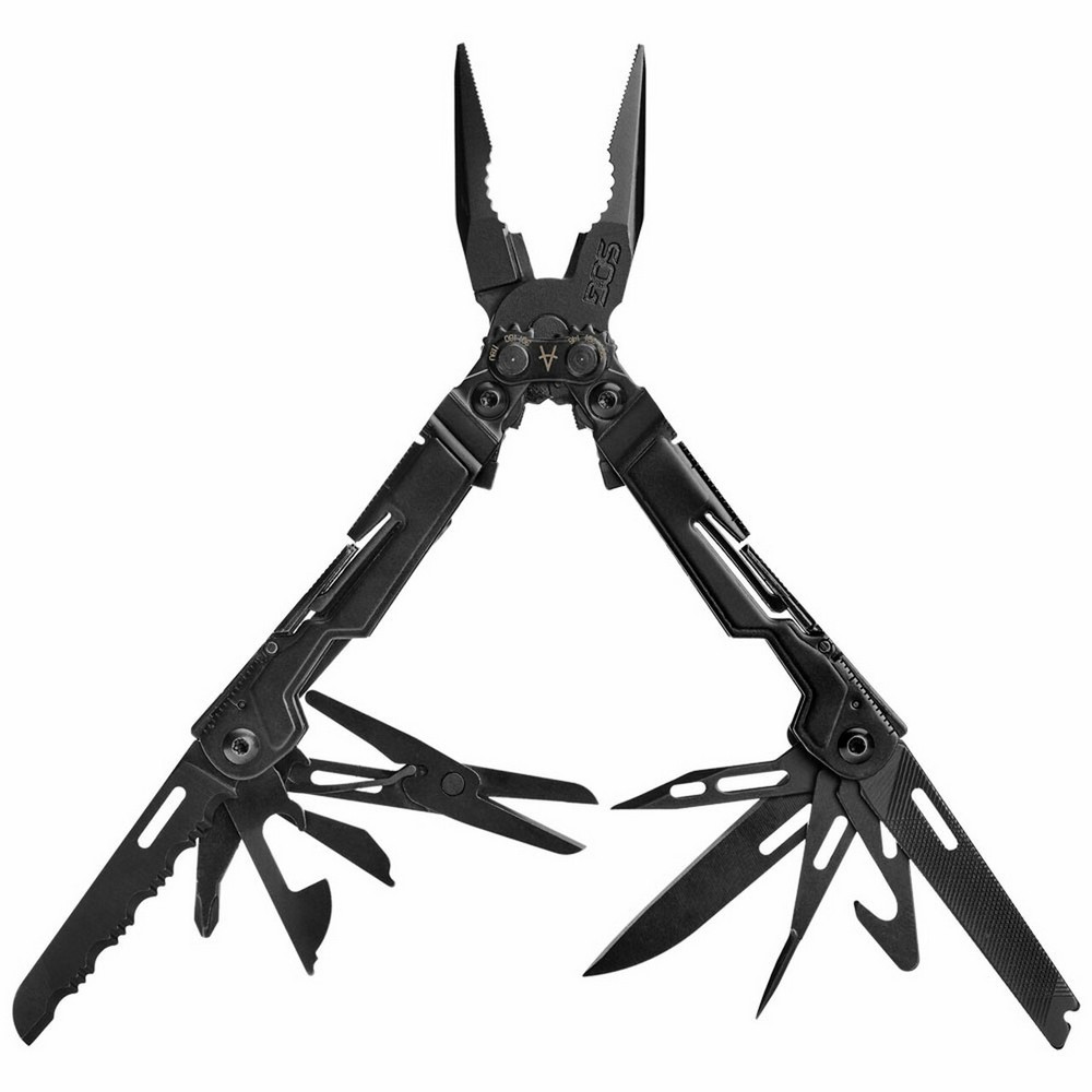 SOG PP1002-CP PowerPint Mini Multi-Tool, Black