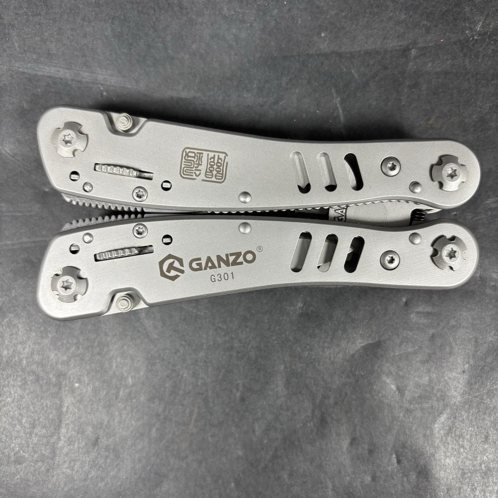 Vintage Ganzo G301 Multi Tool Plier Kit With Sheath & Box