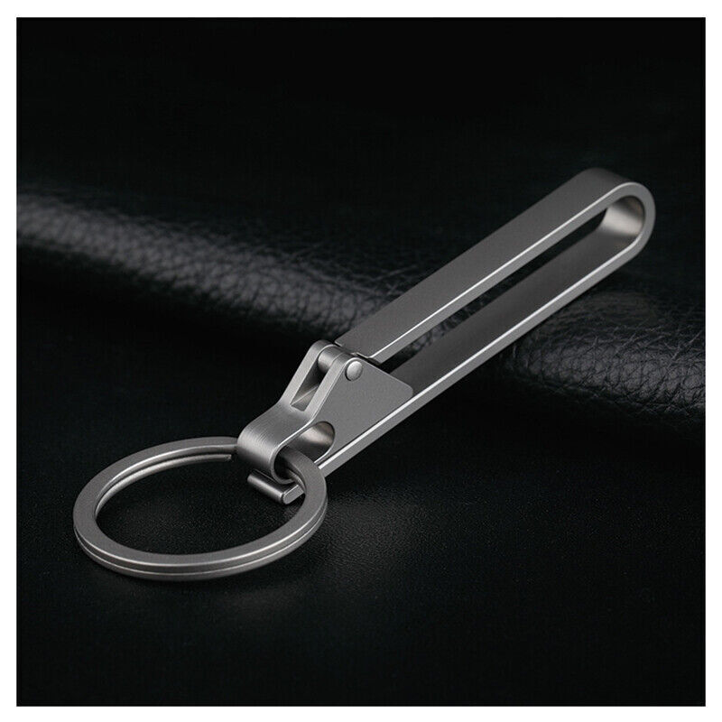 EDC Titanium Alloy Quick Buckle Detach Belt Waist hanging Keychain Key Ring Tool
