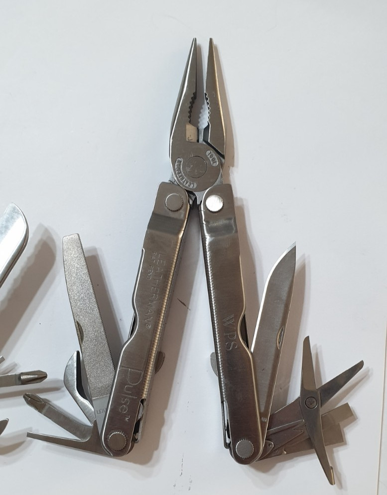 🔥🔥🔥 Leatherman Super Tool 200 & Pulse Set Unique Locks Rare Not Used