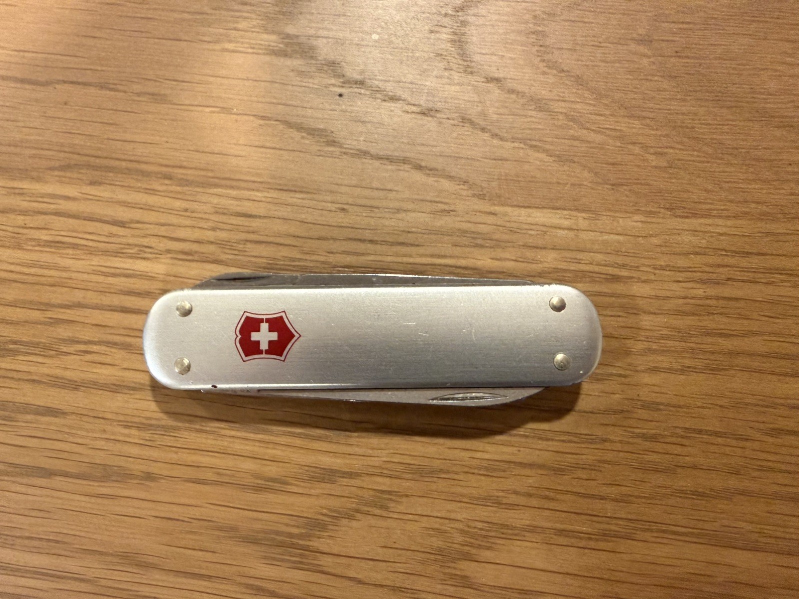 Victorinox Money Clip Silver Alox Swiss Army Knife Multi Tool!