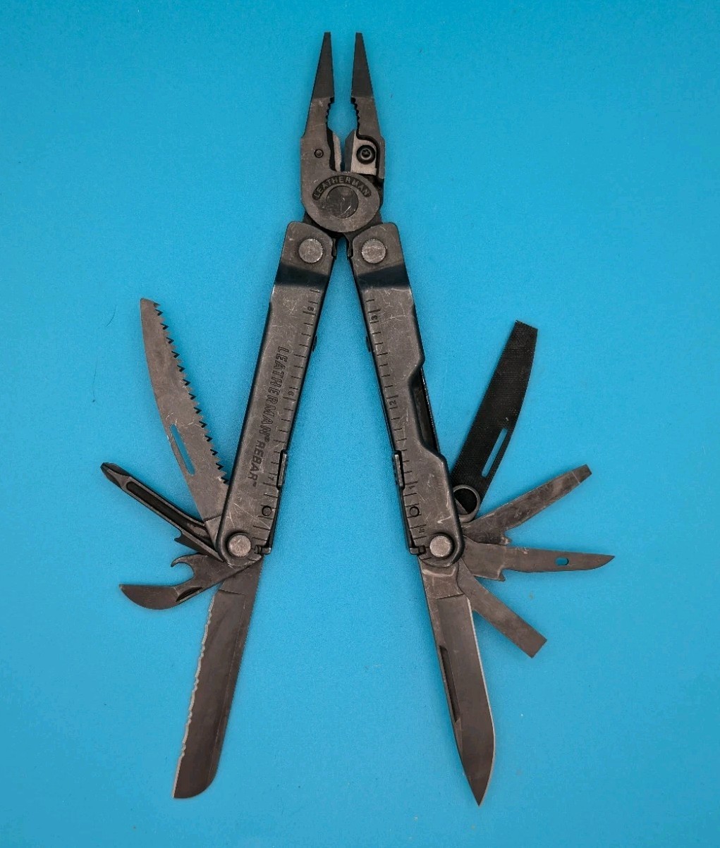 Leatherman Rebar Multi-Tool! BLACK OXIDE! WITH SHEATH!