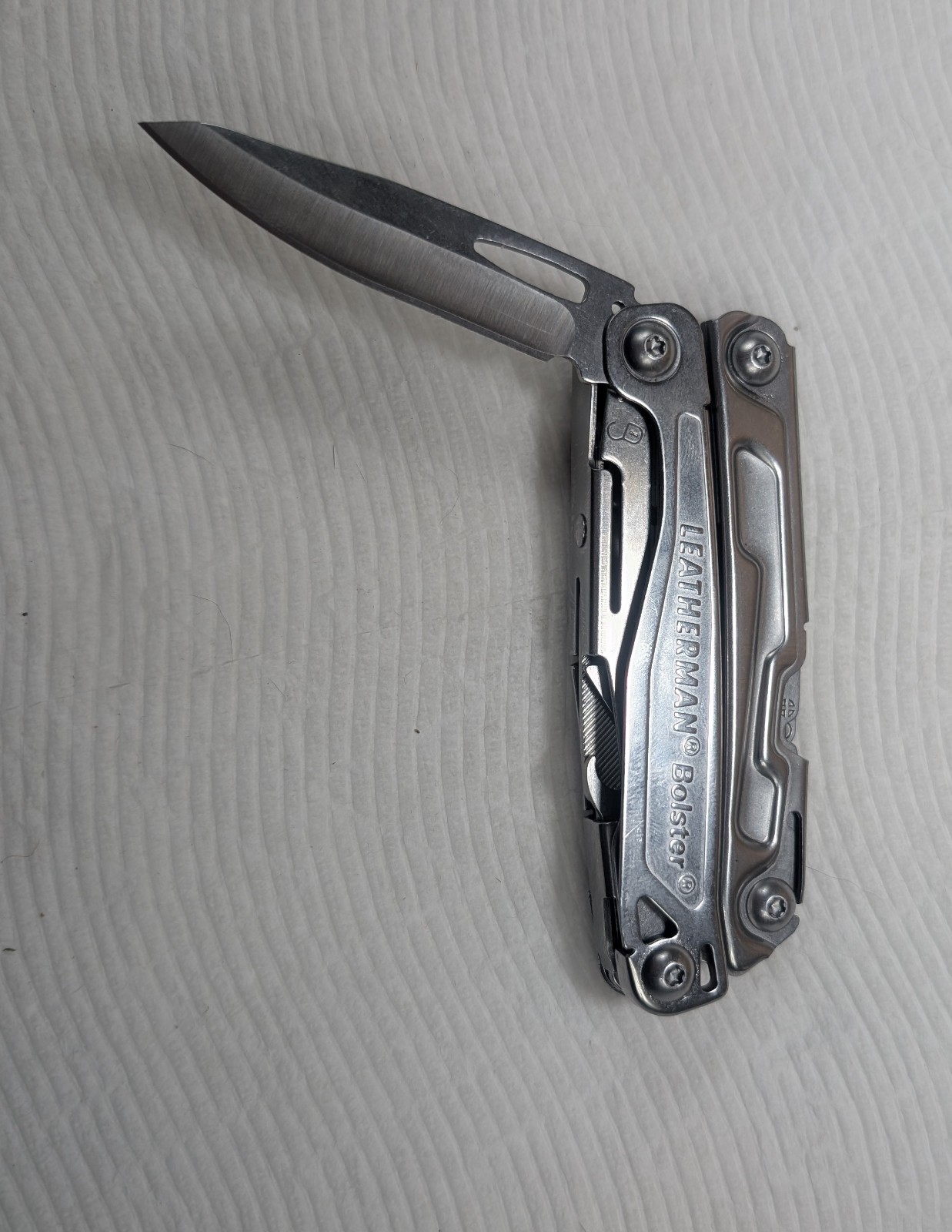 Leatherman Bolster 13-in-1 Multi-tool Folding Pocket Knife with Pliers Stainless