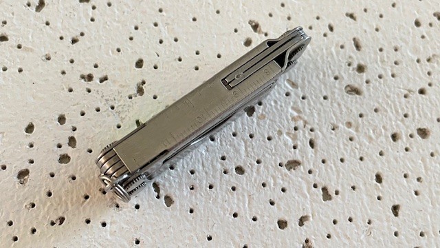 Leatherman Micra PATS PEND MultiTool StainlessSteel Scissors,Knife,Opener Bottle