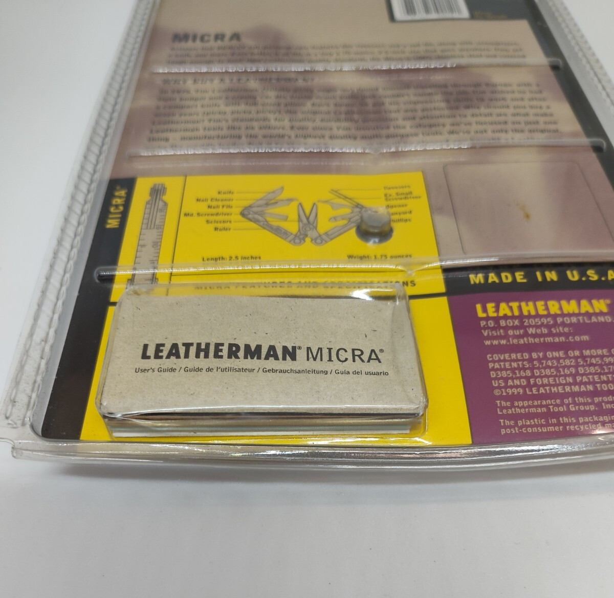 Leatherman Original Micra Made in USA Multitools w/ User Guide New & Sealed