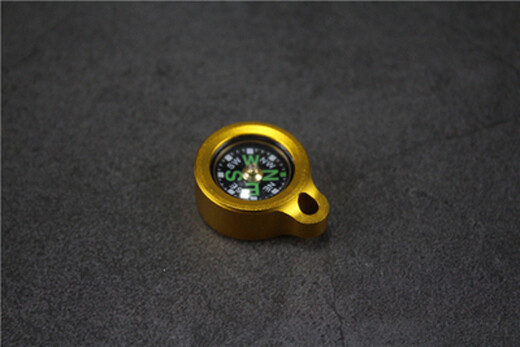 EDC 1 PC Mini Aluminum Alloy Polycarbonate Compass Camping Compass Pendant
