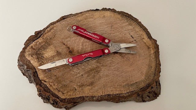 Leatherman Micra RED Anodized Handled Stainless Steel Multi Tool Scissors ,Knife