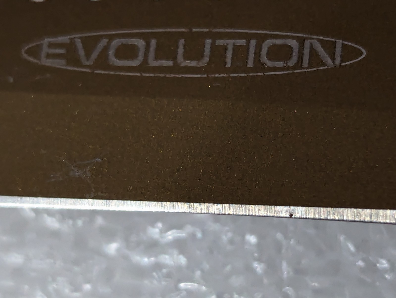 Genuine Evolution Premium Grade Stainless Steel Knife with Blade Cover. AD