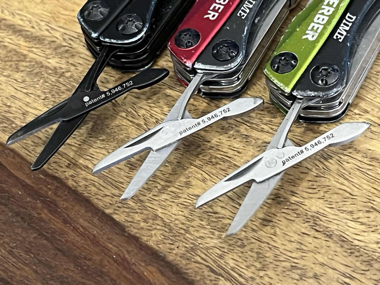 Gerber Dime Mini Multi-Tool Knife Pliers Scissors Driver SUPER Nice! Lot Of 3