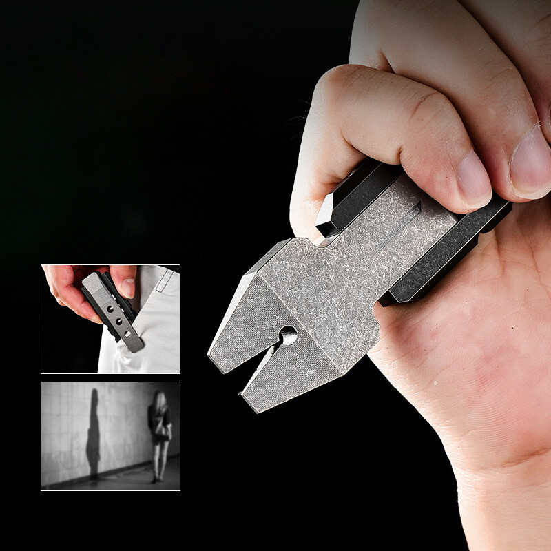 Titan Alloy Pocket Pry Bar Crowbar Portable Outdoor EDC Multi Tools
