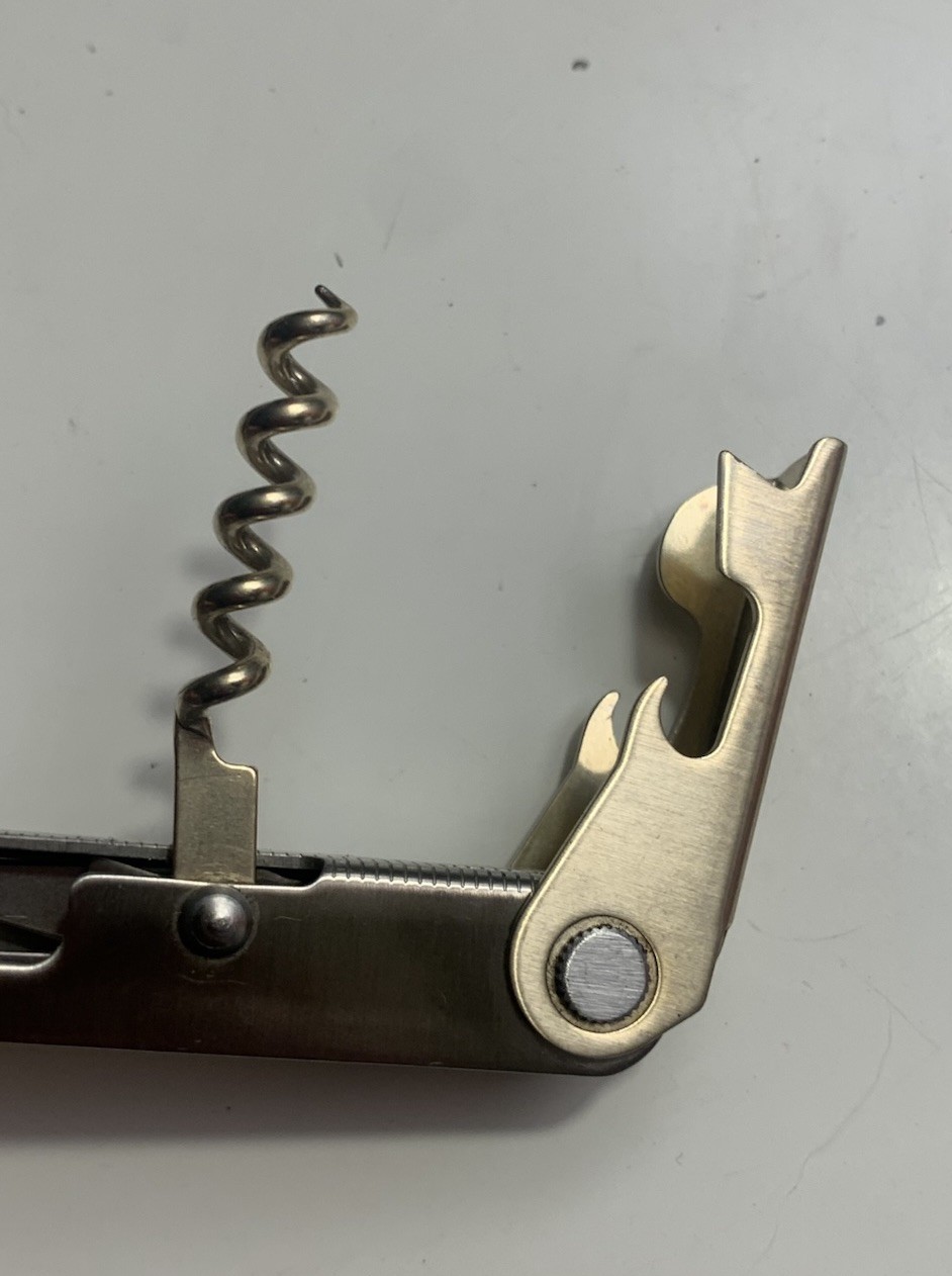 Leatherman Flair Stainless Multi-Tool Knife Corkscrew Rare Collectible Nov 1999