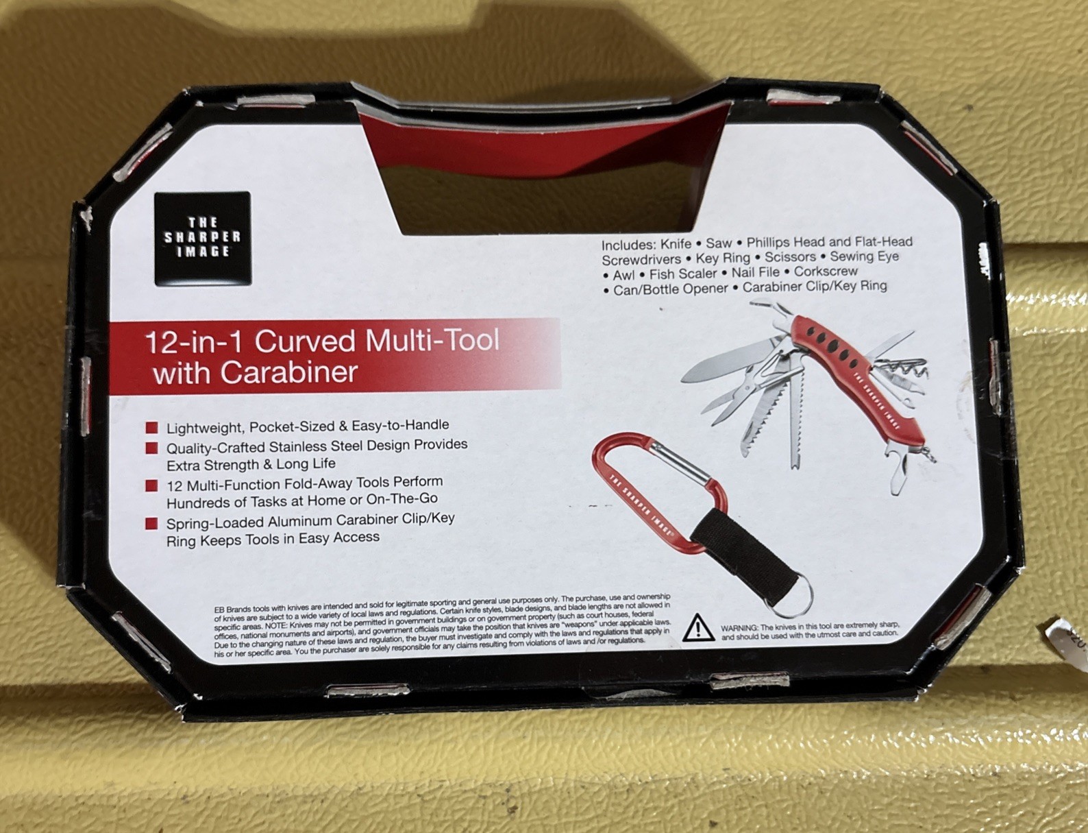 Sharper Image Multi-tool red Set- NIB