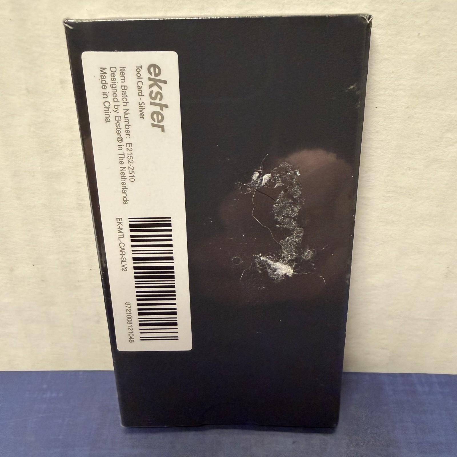 EKSTER WALLET TOOL CARD 8 IN 1 – 304 STAINLESS STEEL SILVER NEW SEALED