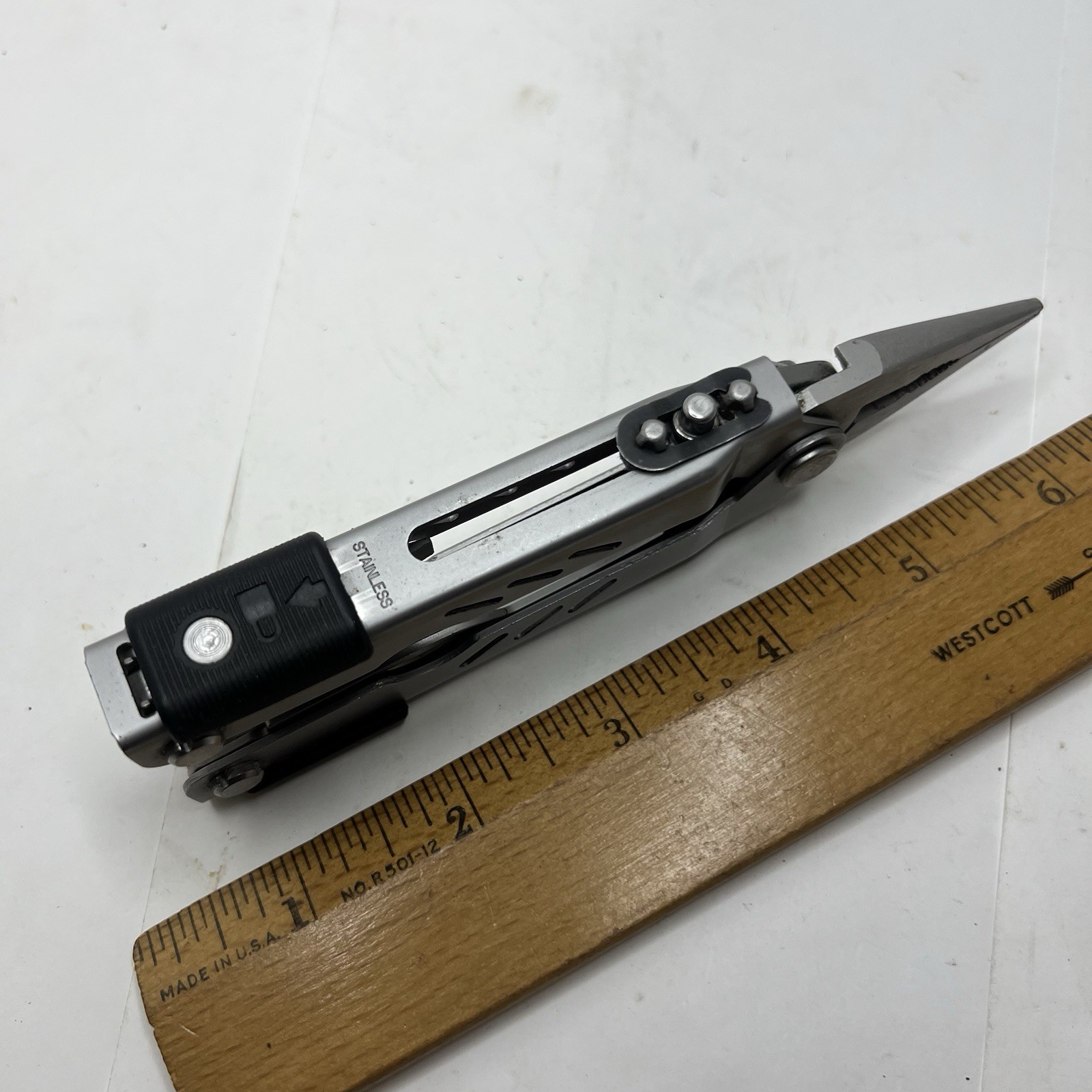 Vintage Gerber Bluntnose Multi-Tool Pliers Stainless Steel Made in USA