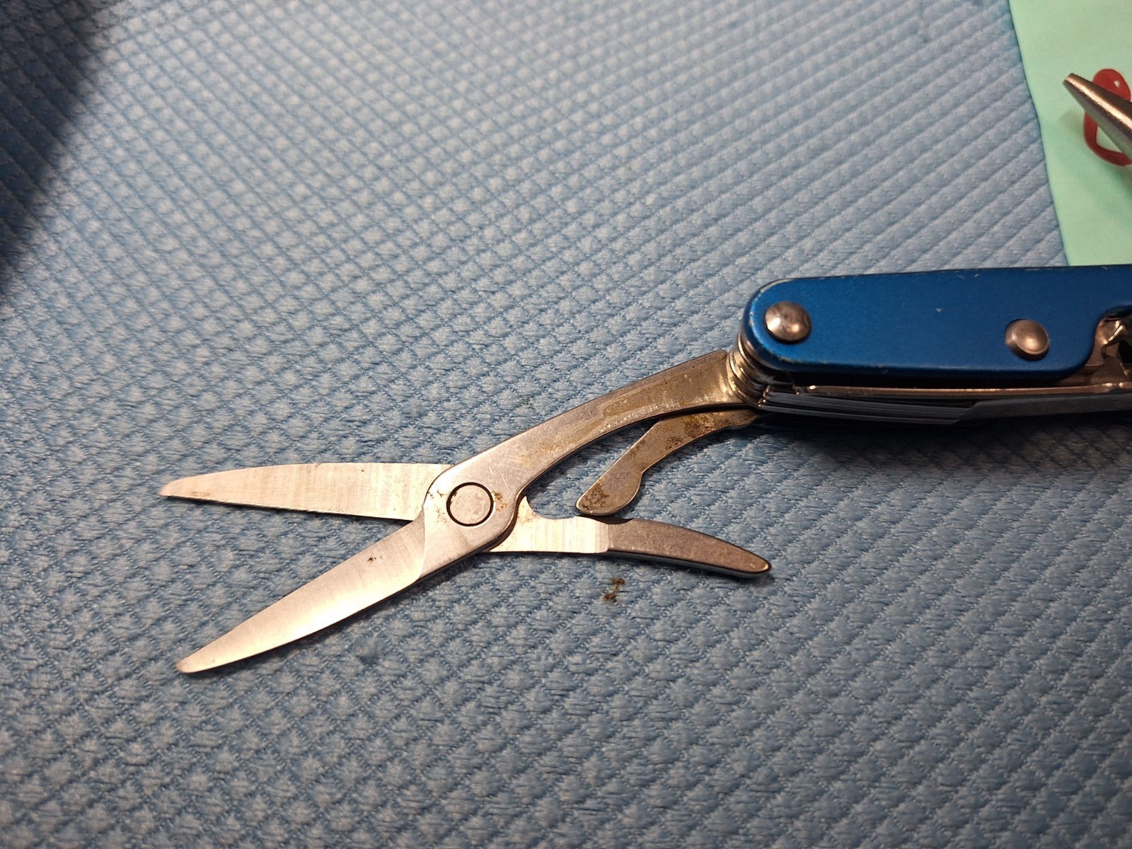 1 LEATHERMAN BLUE CS4 Multi Tool AIRPORT CONFISCATION EXCELLENT Lot C40
