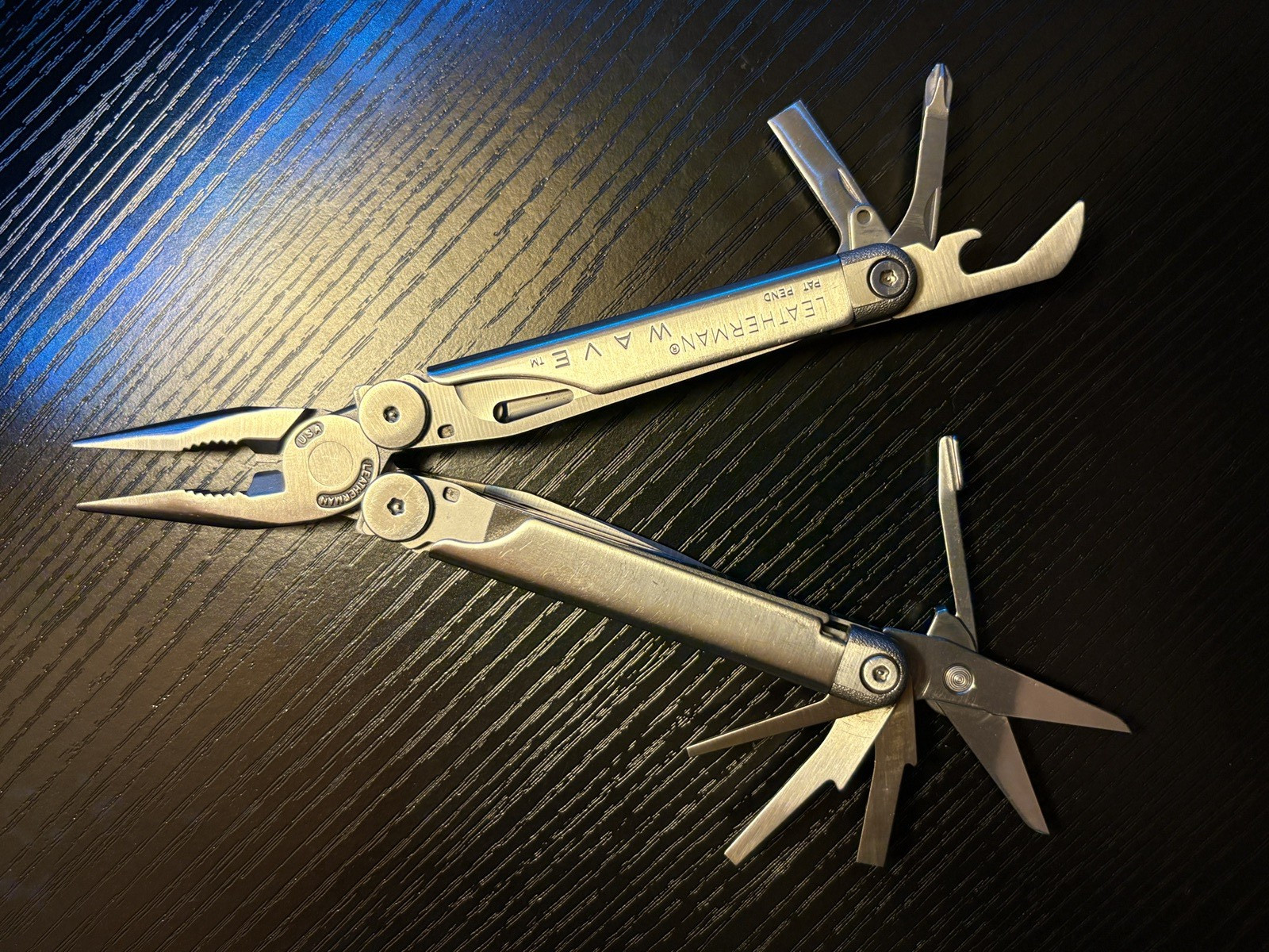 Leatherman Wave PAT PEND 1999 Early First Gen, Leather Sheath Vintage, Excellent