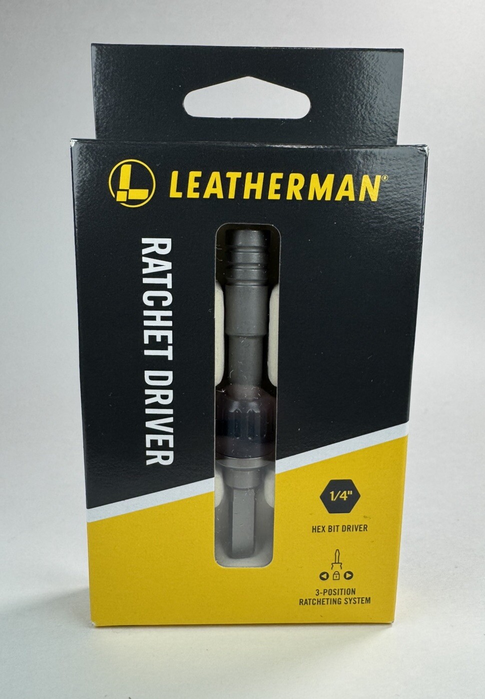 BRAND NEW IN BOX Leatherman Ratchet Driver 1/4 Hex Bit Model 931032