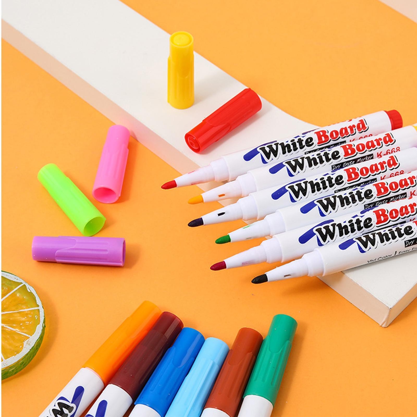 Water Floating Pens with Spoon, Magical Ink Art Set for Kids, Graffiti Drawing