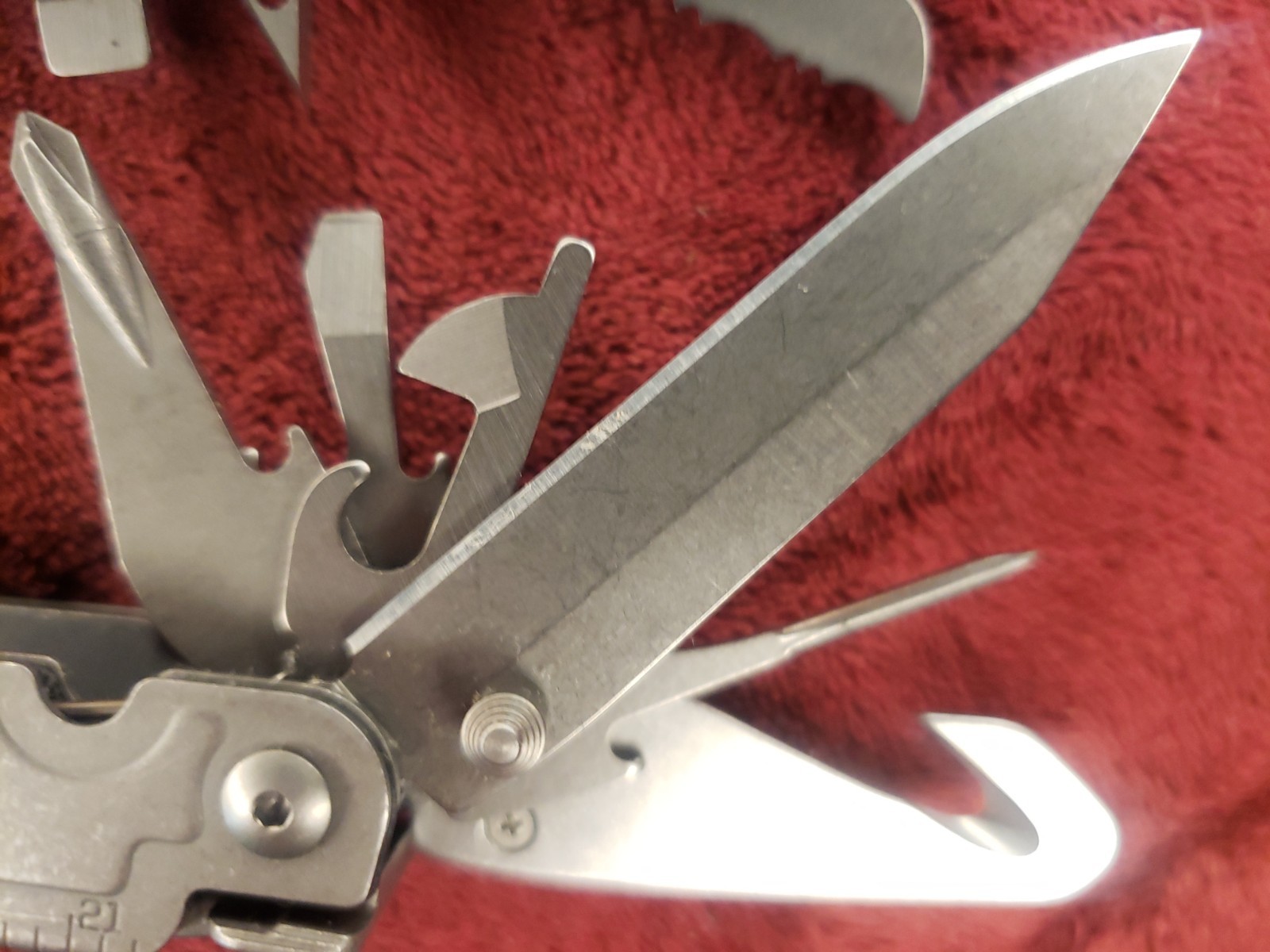 PowerAccess Assist MT – Stonewash Multi tool Stainless with Bit set and Sheath
