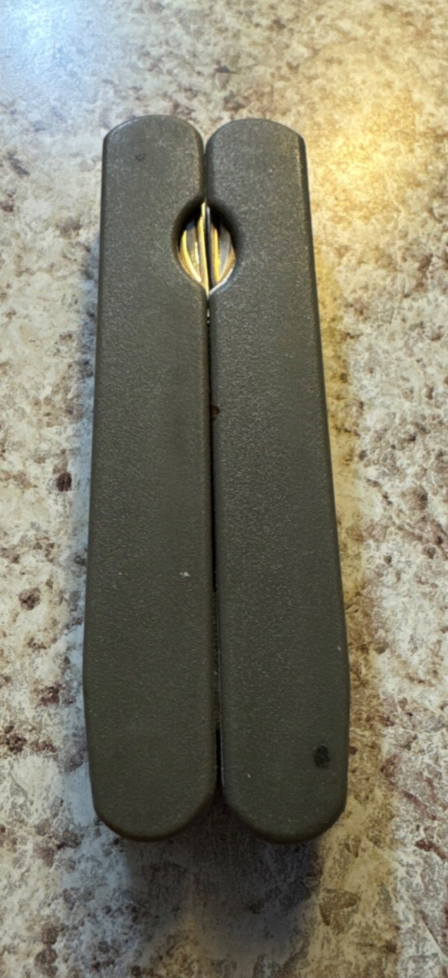 Bell Brand – Mat Gray 4” Steel Multi Tool with Pliers, Knife, Sm Screwdrivers