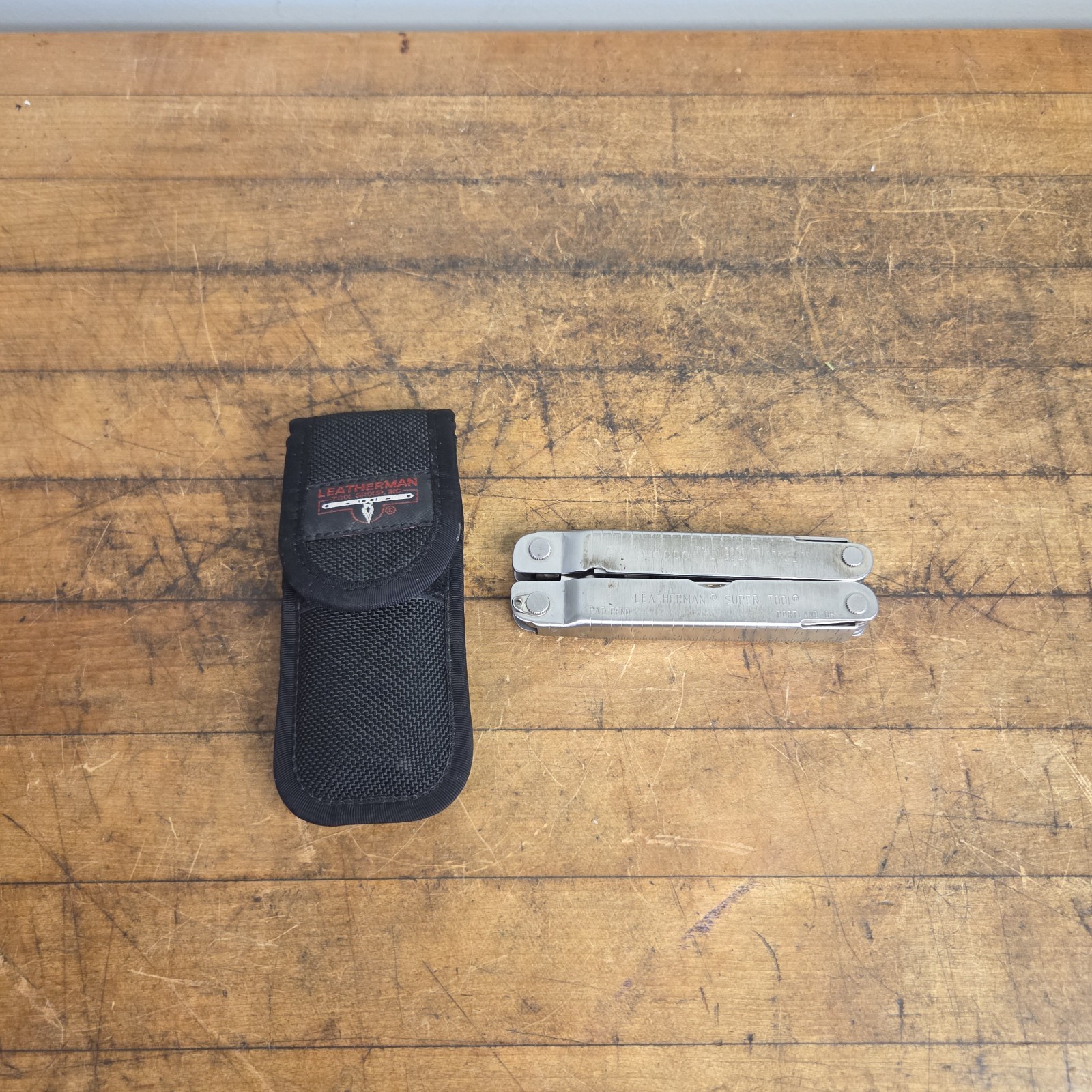 Leatherman Super Tool Multi-Tool With Nylon Sheath BP AMOCO