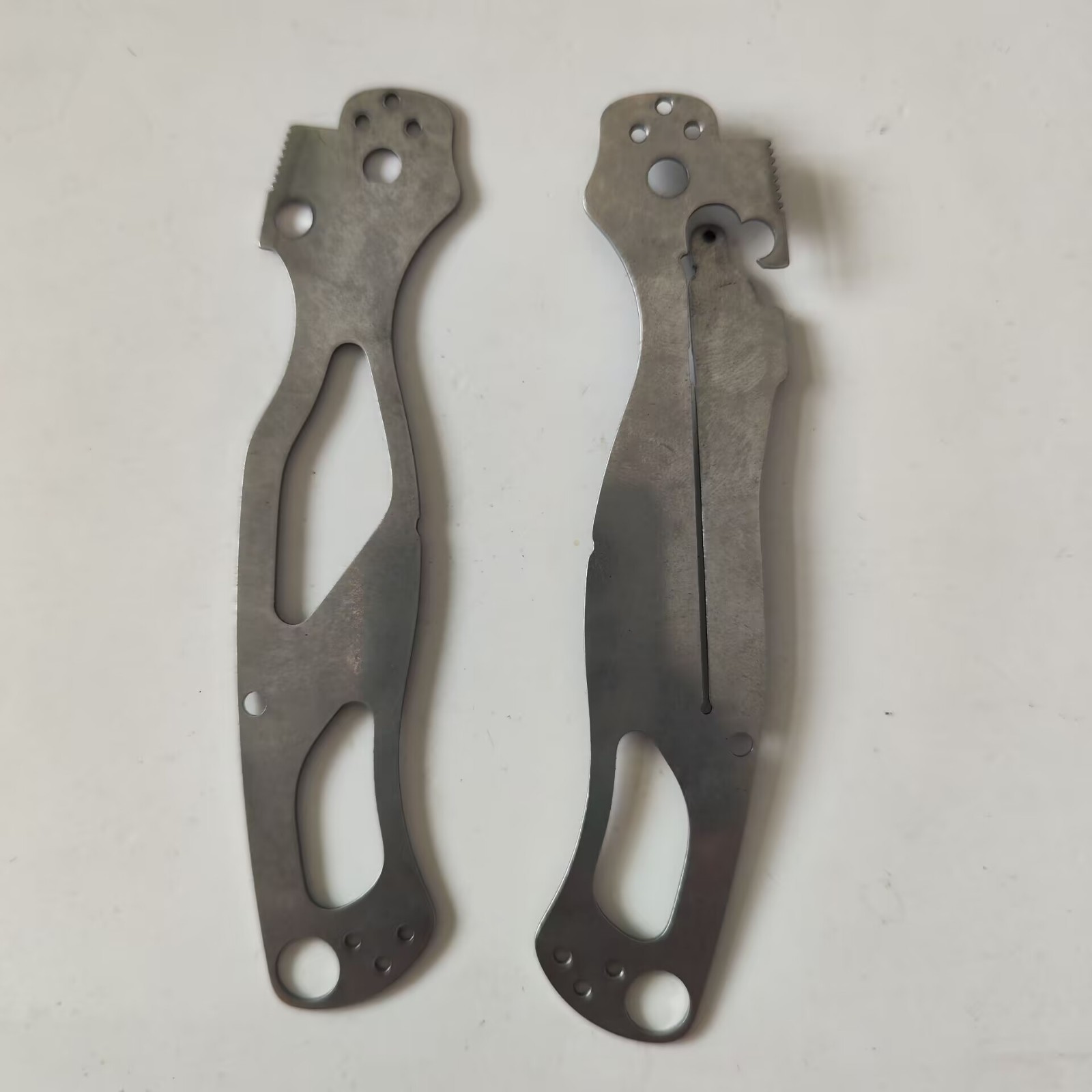 1 Pair Stainless Steel Knife Liners Spacer For Spyderco C81 Paramilitary2 Knives