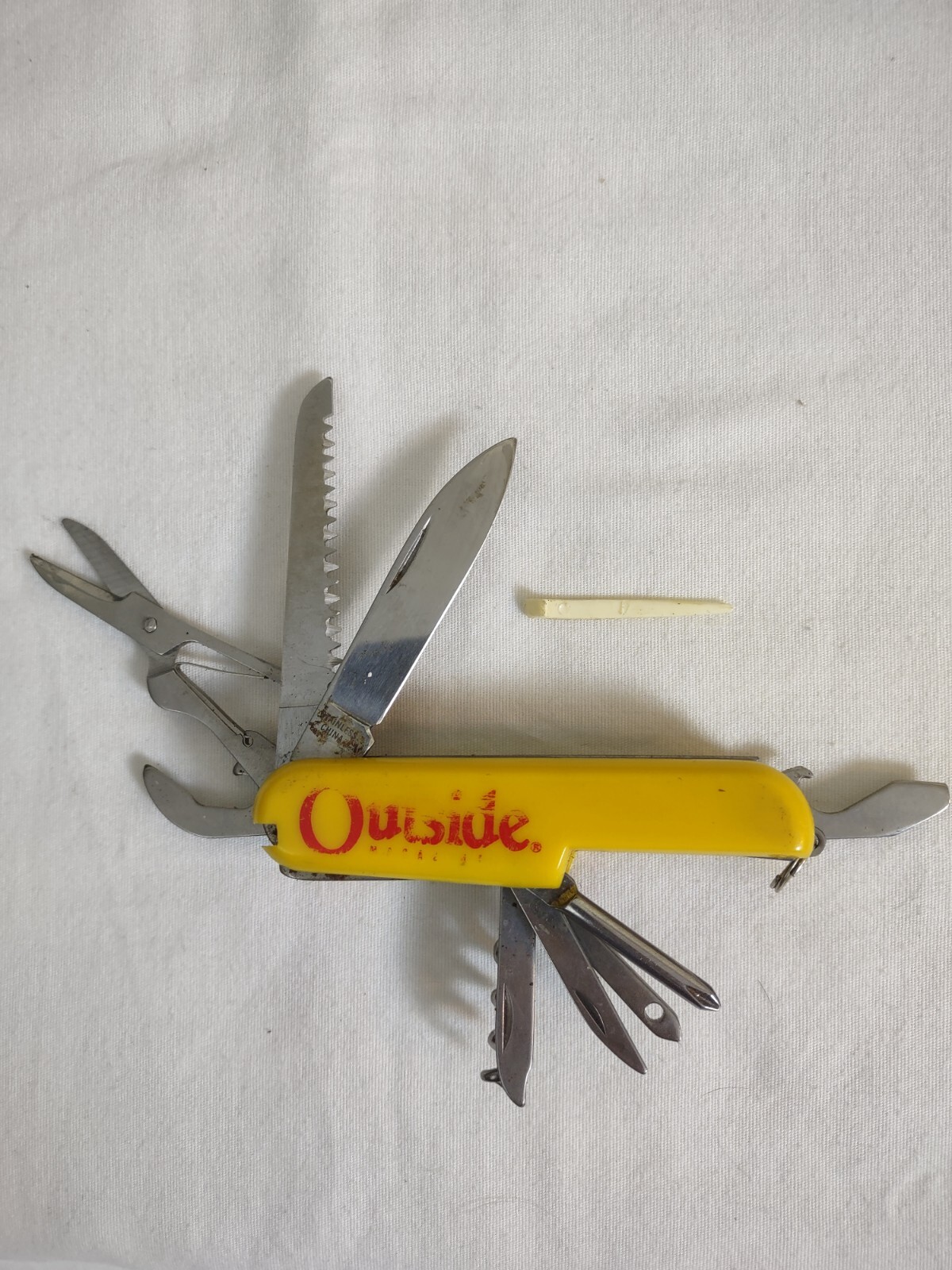 Pocket Knife Multi Tool 13 Features Blades, Saw, Scissors, Tweezers, Phillips