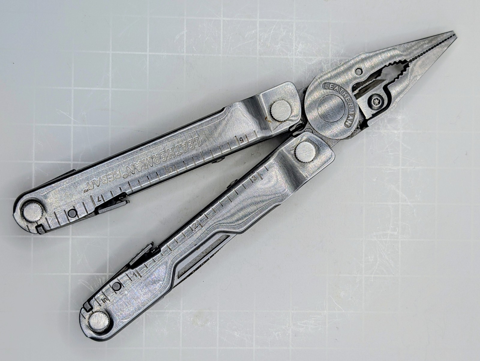 Leatherman REBAR Stainless 17-In-1 Heavy Duty Locking Tactical EDC Multitool