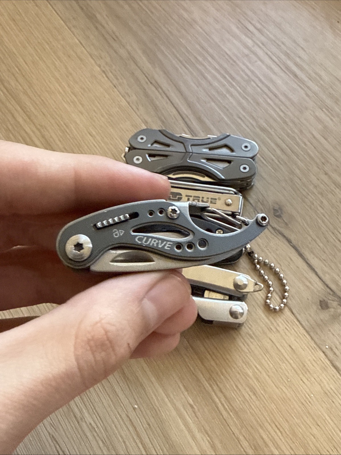 Lot of 5 Keychain Multi-Tools & Pocket Knives Gerber True Utility Brookstone