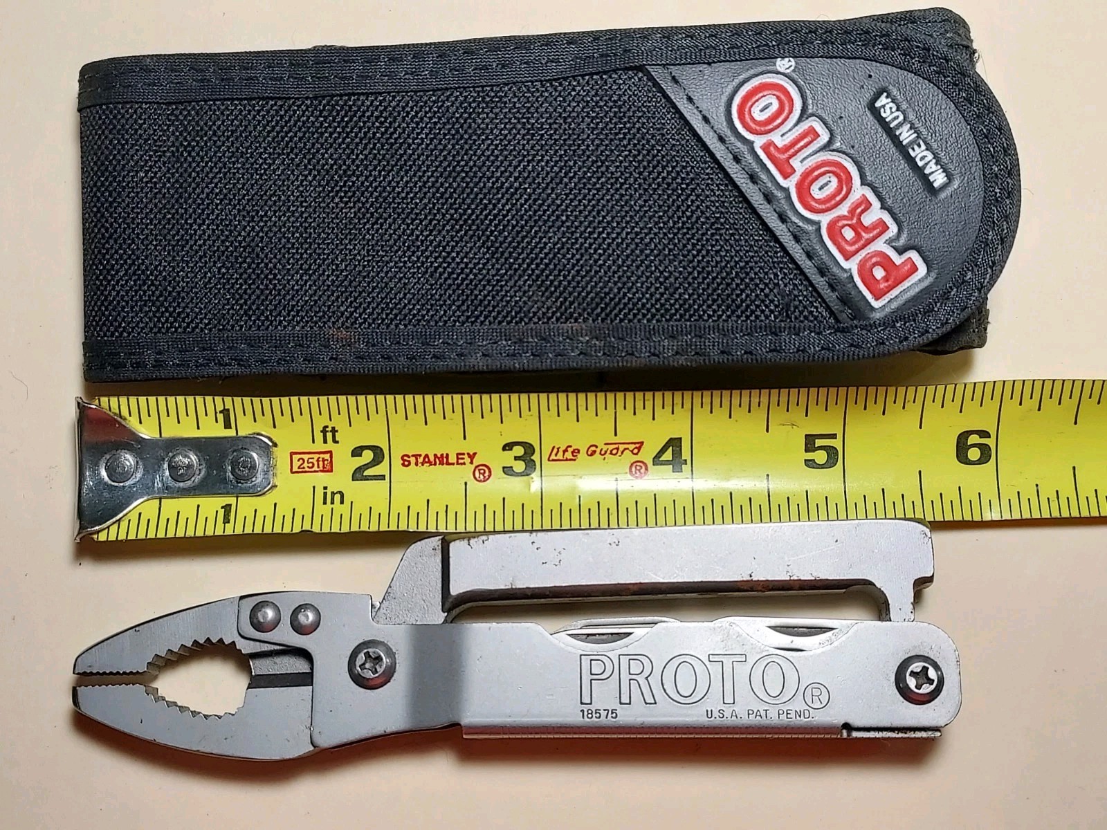 Proto USA Multi Tool #18575 Pliers with Nylon Pouch